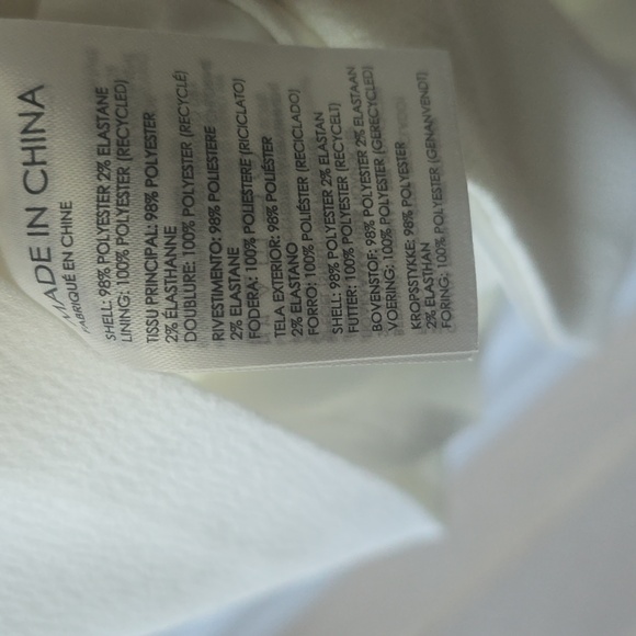 Club Monaco white dress size 12 fully lined . New without tags. - Picture 9 of 9